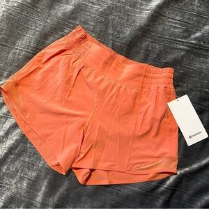 Lululemon Hotty Hot HR Shorts 4” Coral Kiss